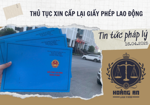 Thủ Tục Xin Cấp Lại Giấy Phép Lao Động